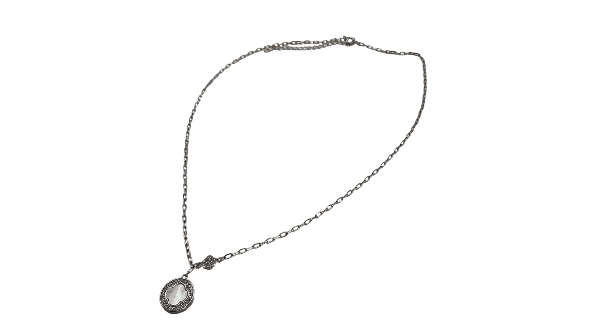 قلادة أيقونة الحضور الفضية