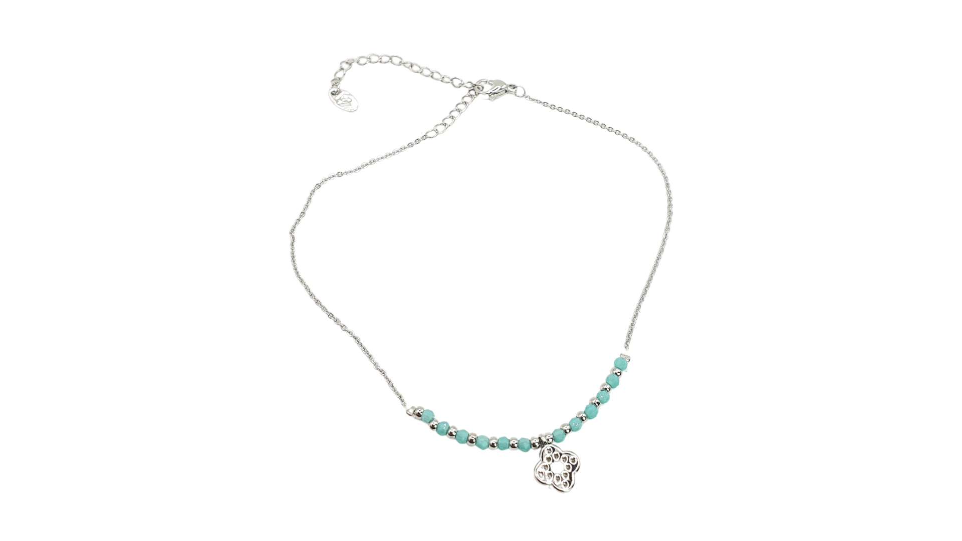 خلخال الصيف الفيروزي الذهبي