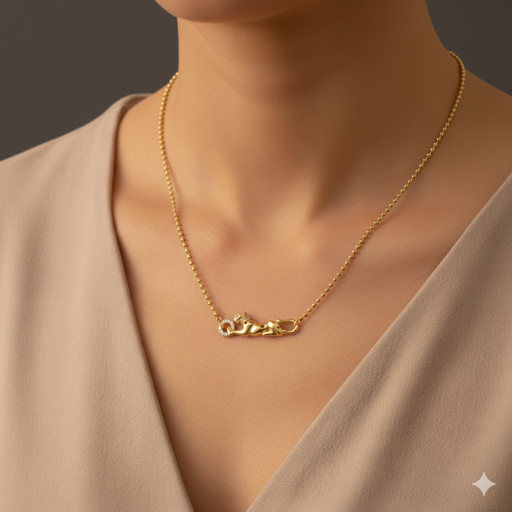 سلسال ذهبي فاخر – مناسب للمناسبات اليومية