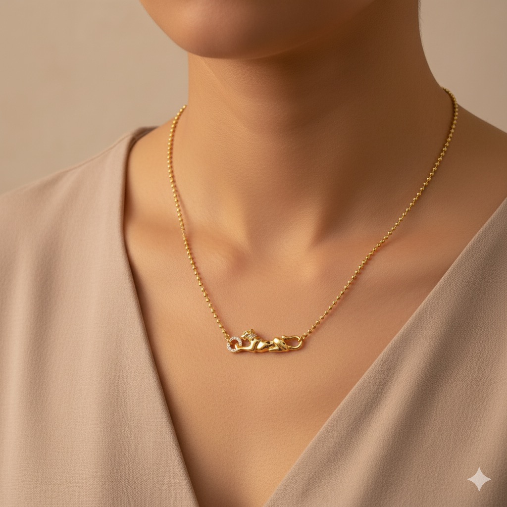 سلسال ذهبي فاخر – مناسب للمناسبات اليومية