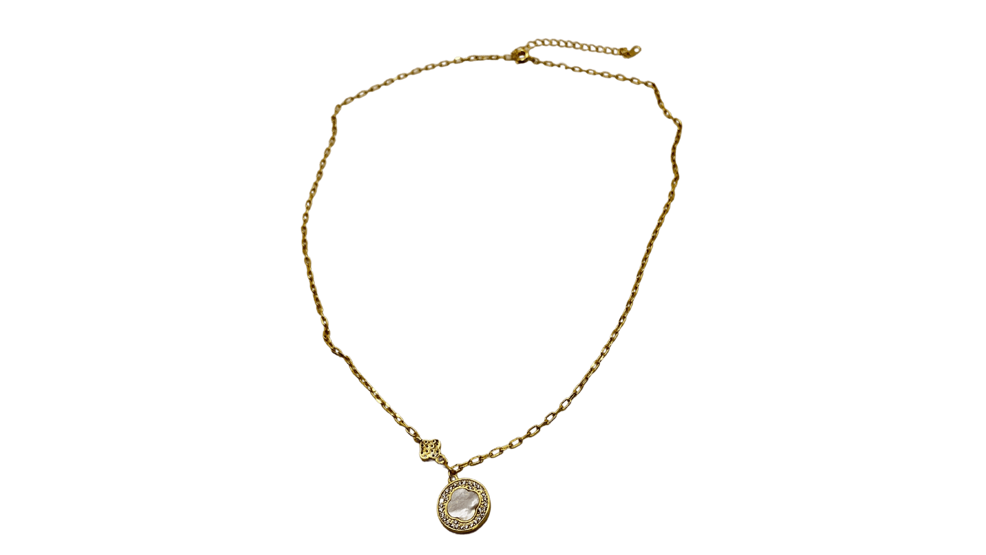 قلادة أيقونة الحضور الذهبية