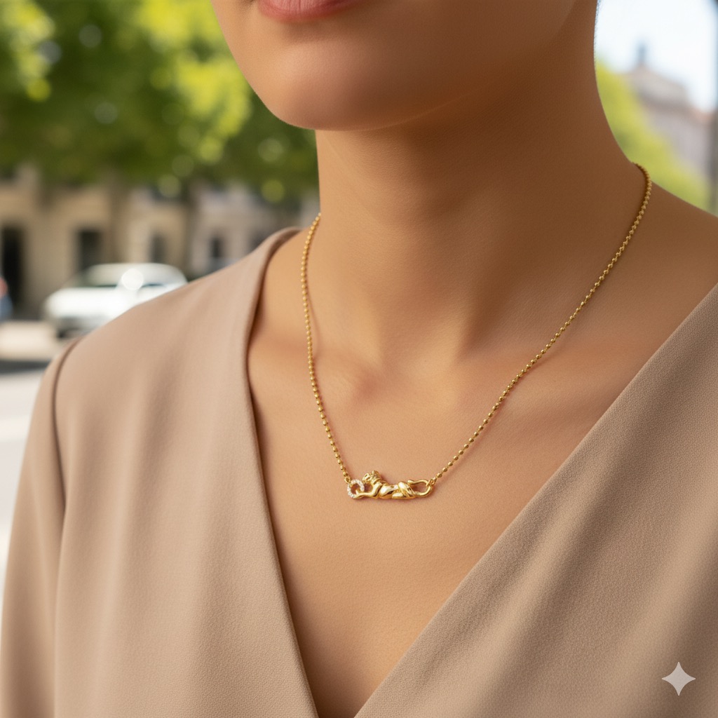 سلسال ذهبي فاخر – مناسب للمناسبات اليومية