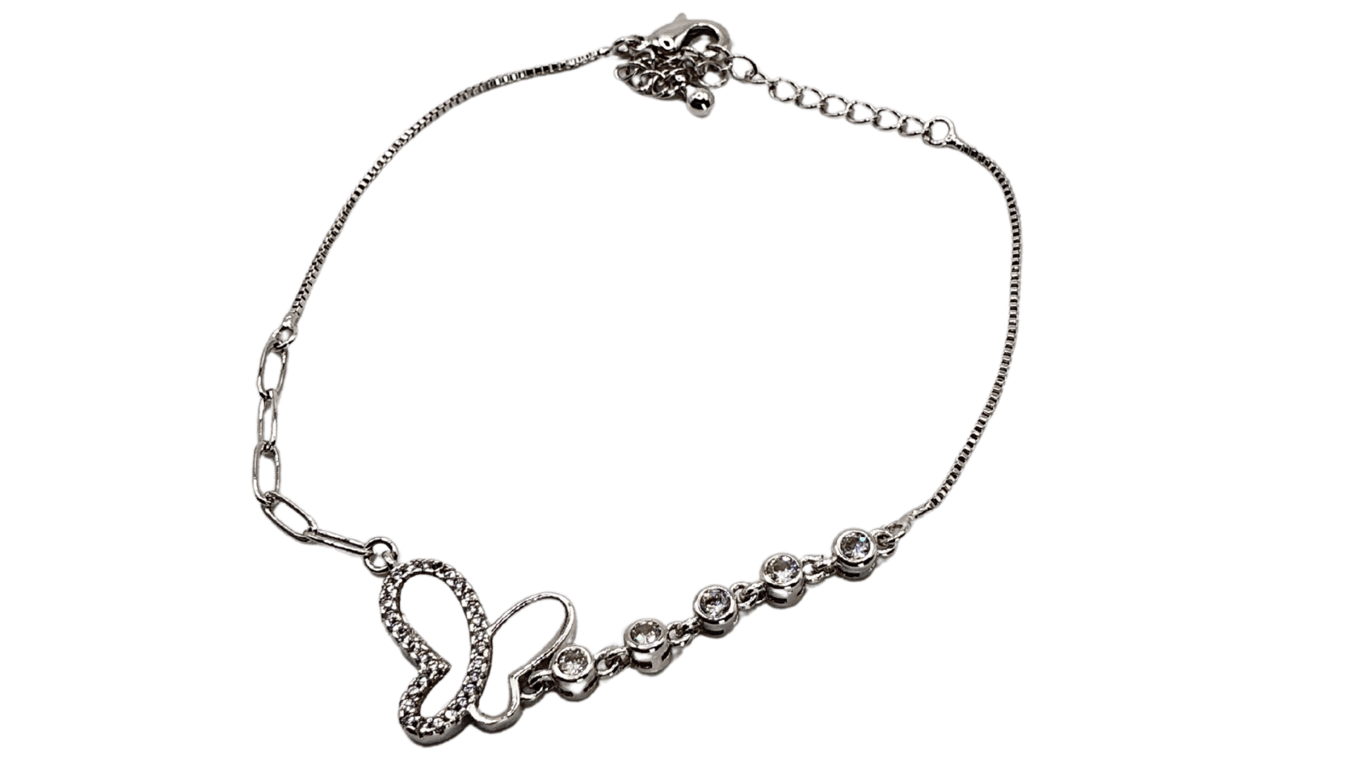 سوارة الفراشة الفضية