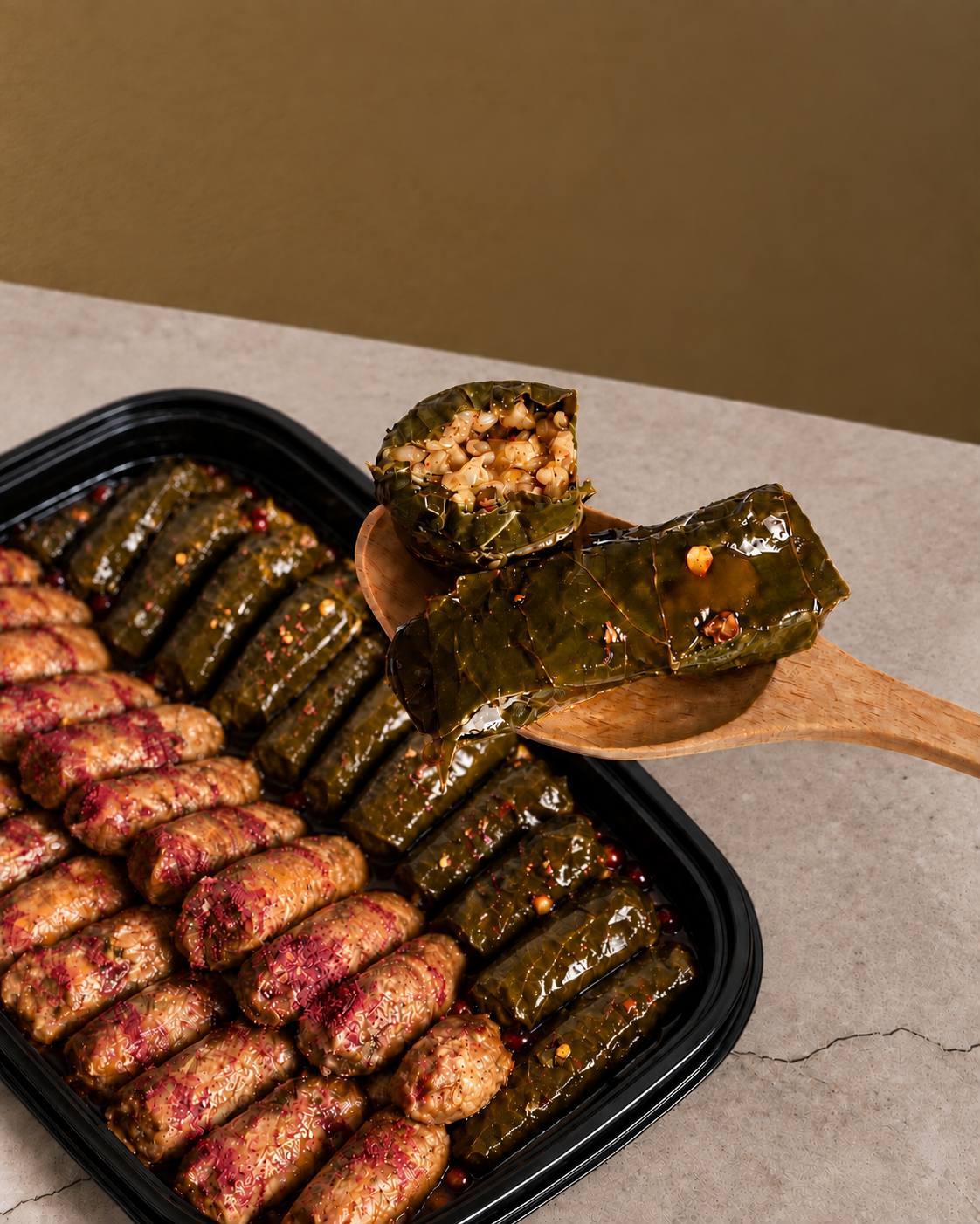 ورق عنب وملفوب ام جوري